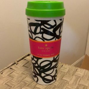 Kate Spade ♠️ Literary Glasses Thermal Mug 16 oz.